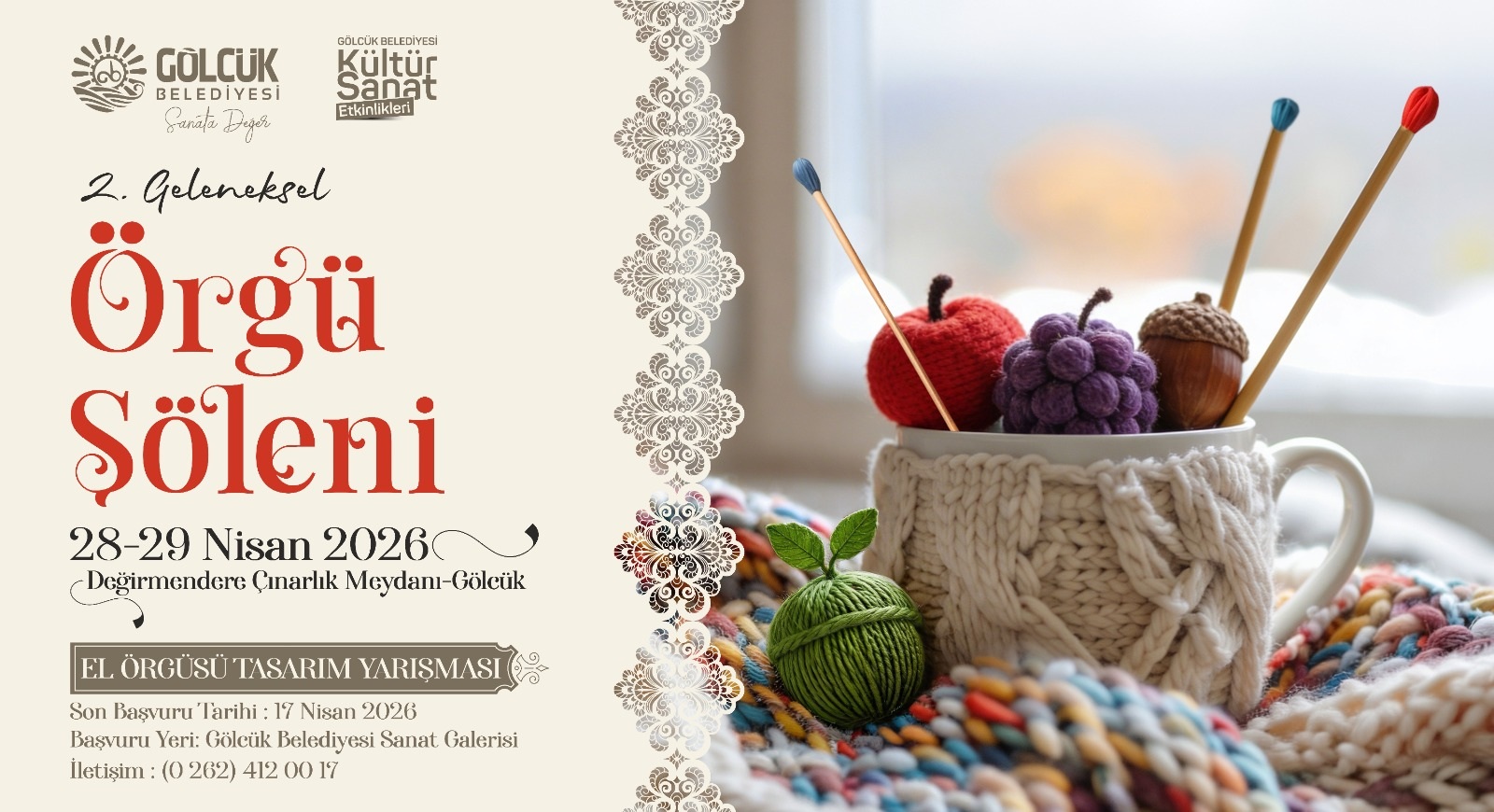 2. Geleneksel Örgü Şöleni Başlıyor