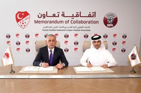 Katar Futbol Federasyonu ile İş Birliği Anlaşması İmzalandı